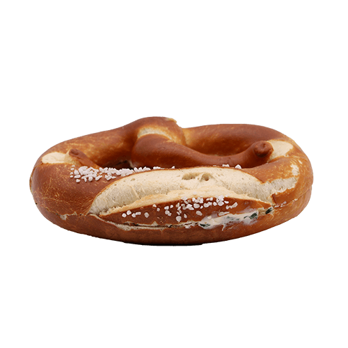 Brezel mit Frischkäse & Schnittlauch
